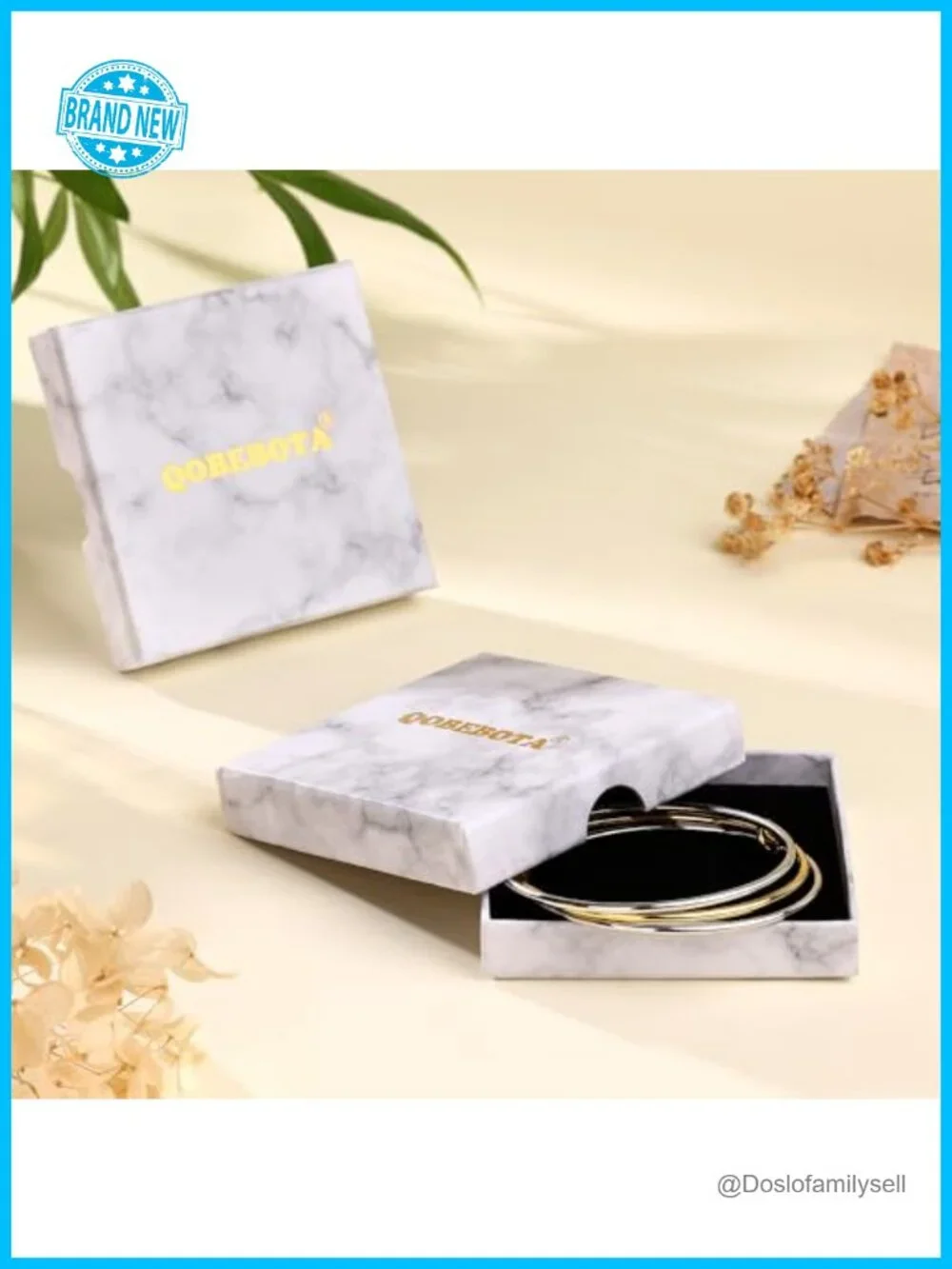 18K Gold Plated Stainless Steel Stackable Bangle Bracelets Set for Women